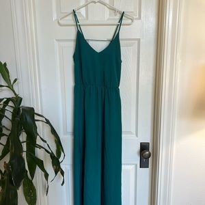 Loft Emerald Green Maxi Dress